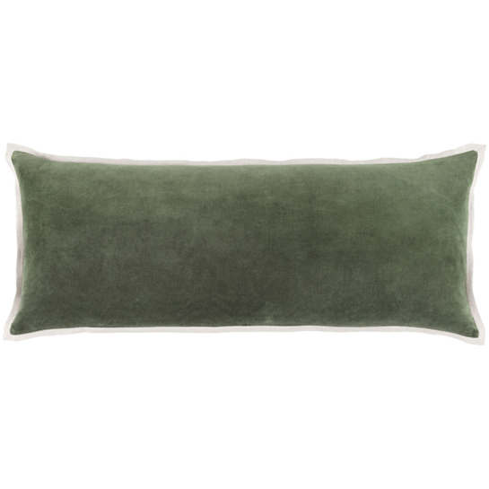 Pine Cone Hill Gehry Velvet/Linen Sage Decorative Pillow