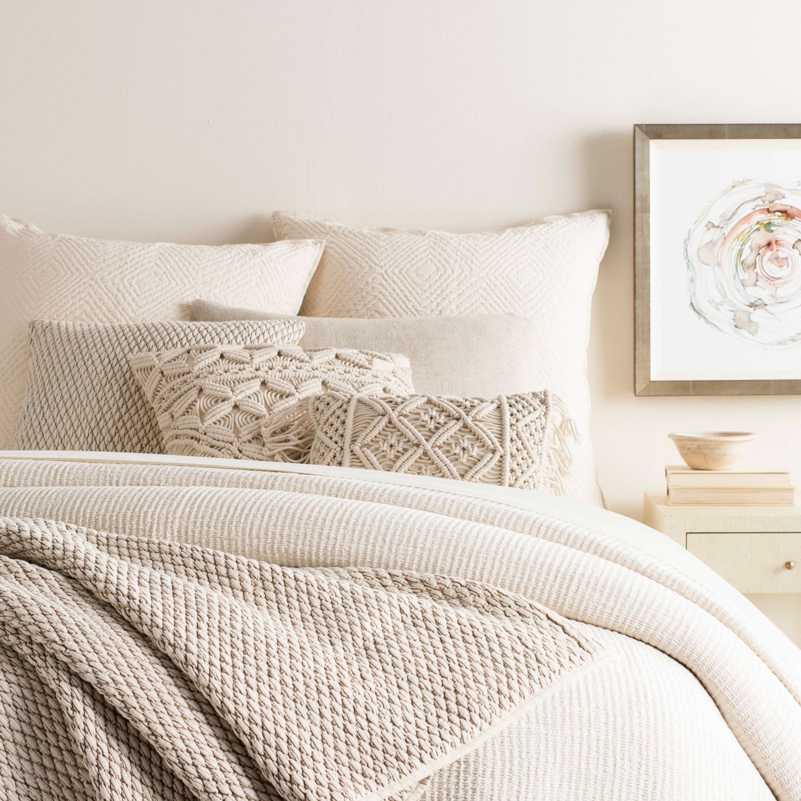 Pine Cone Hill Hoyt Alabaster Coverlet