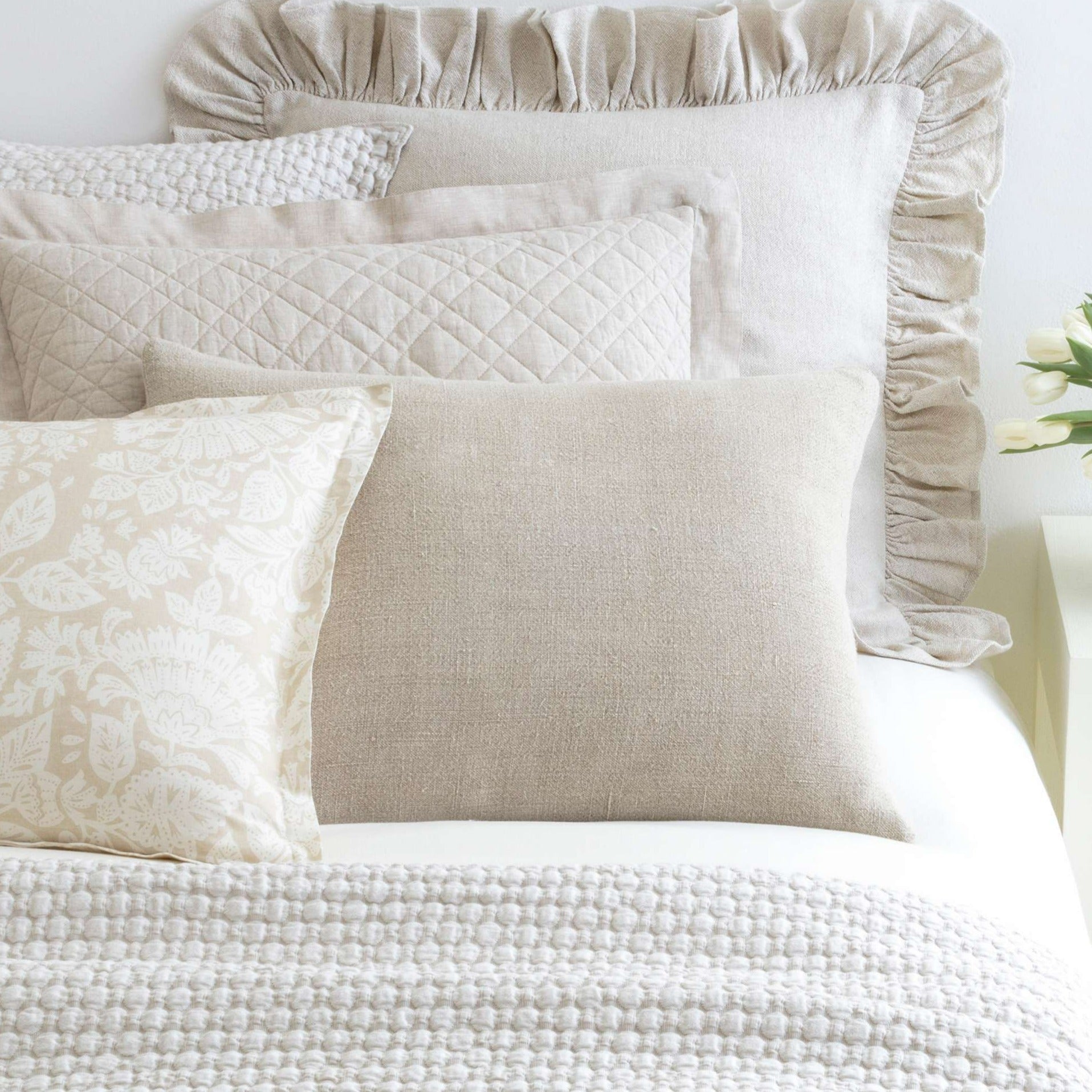 Pine Cone Hill Linen Chenille Natural Sham