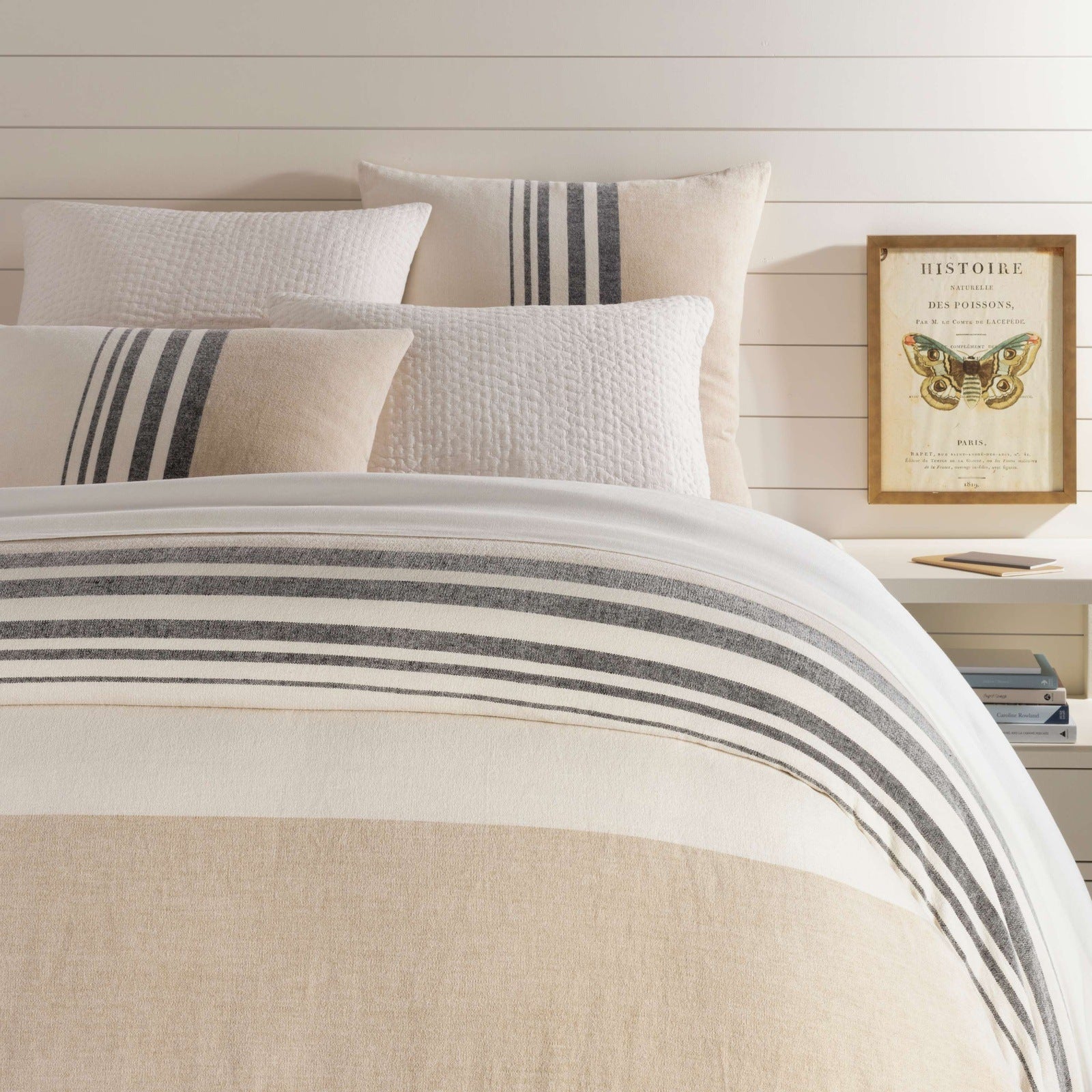 Pine Cone Hill Linen Chenille Stripe Duvet Cover