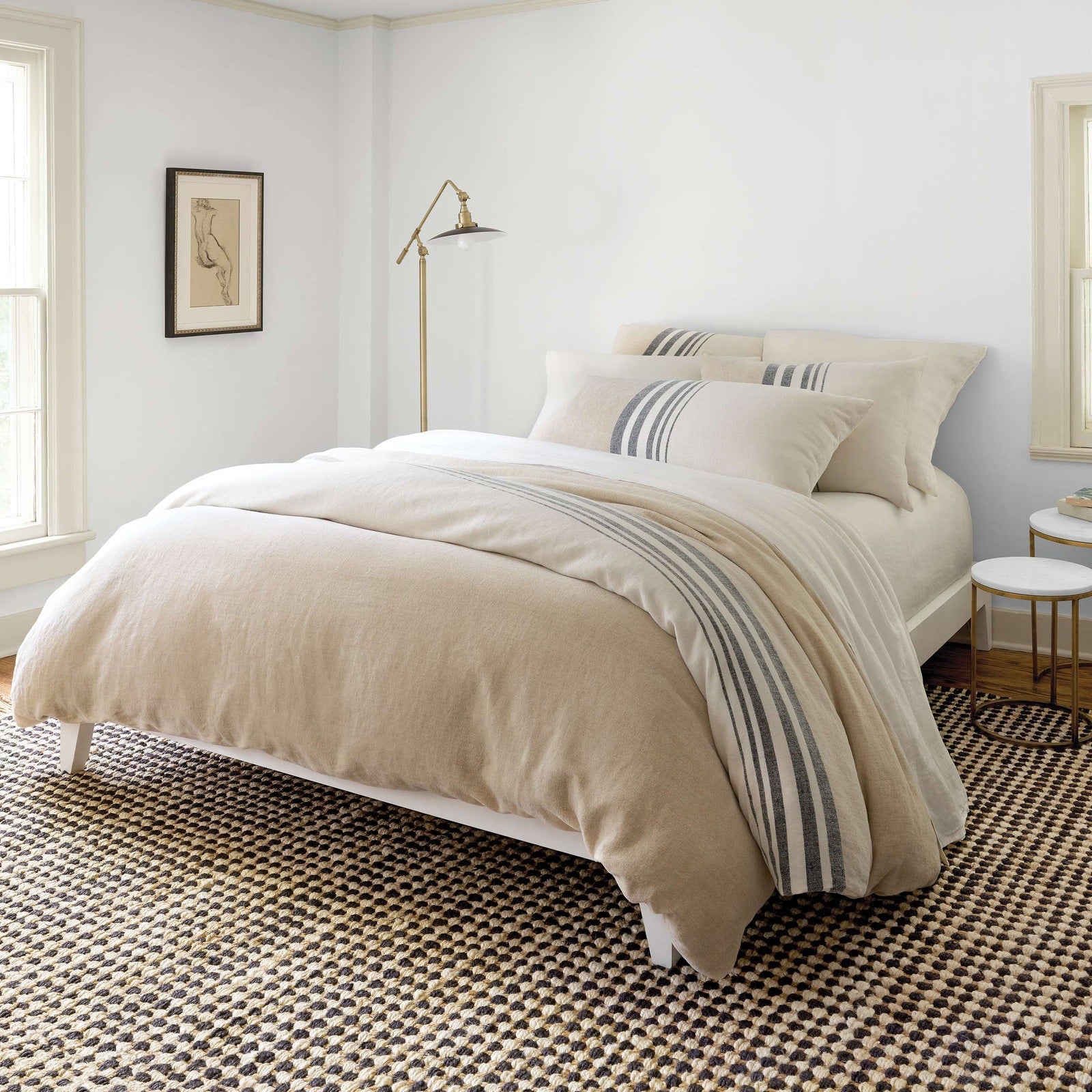 Pine Cone Hill Linen Chenille Stripe Sham