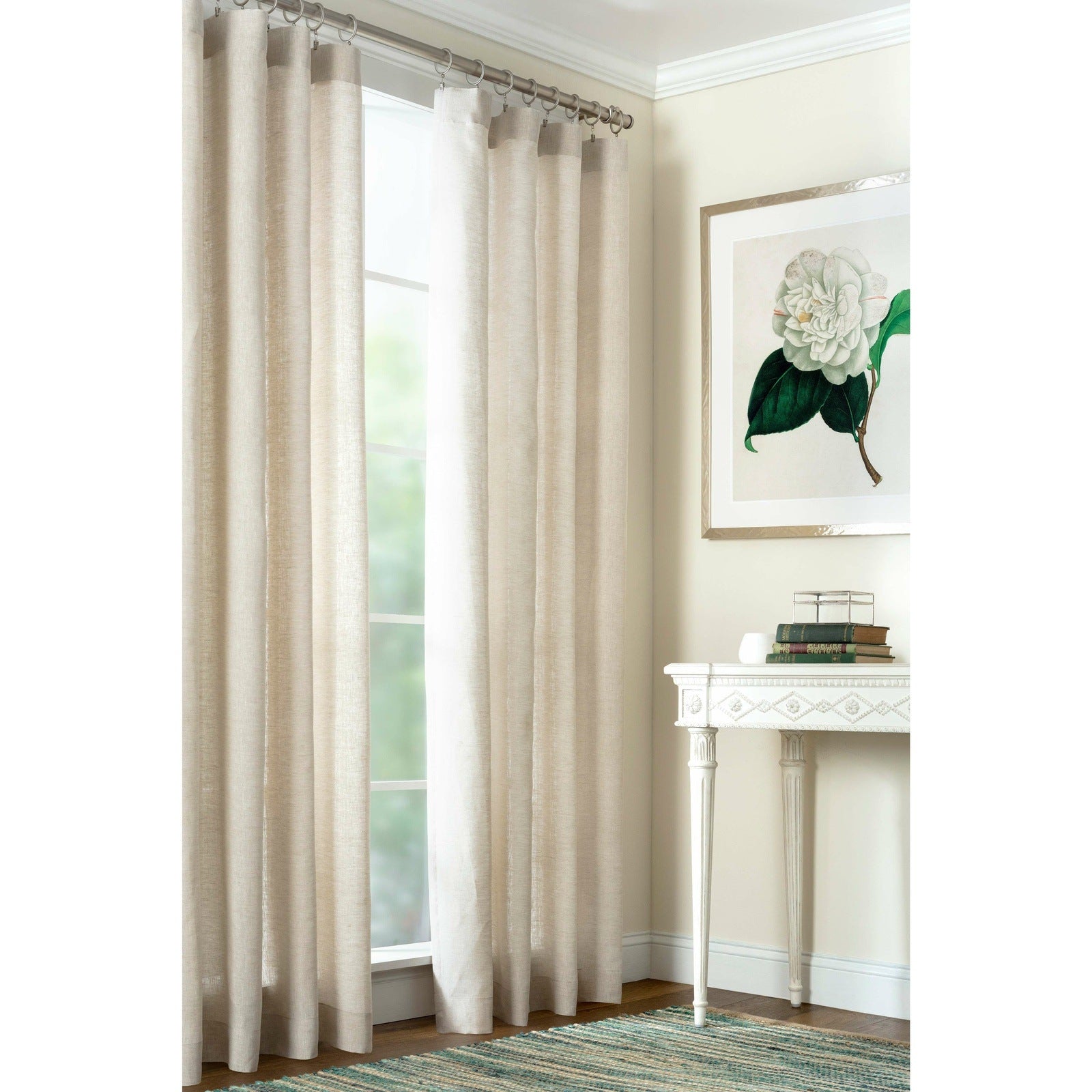 Pine Cone Hill Lush Linen Natural Curtain Panel