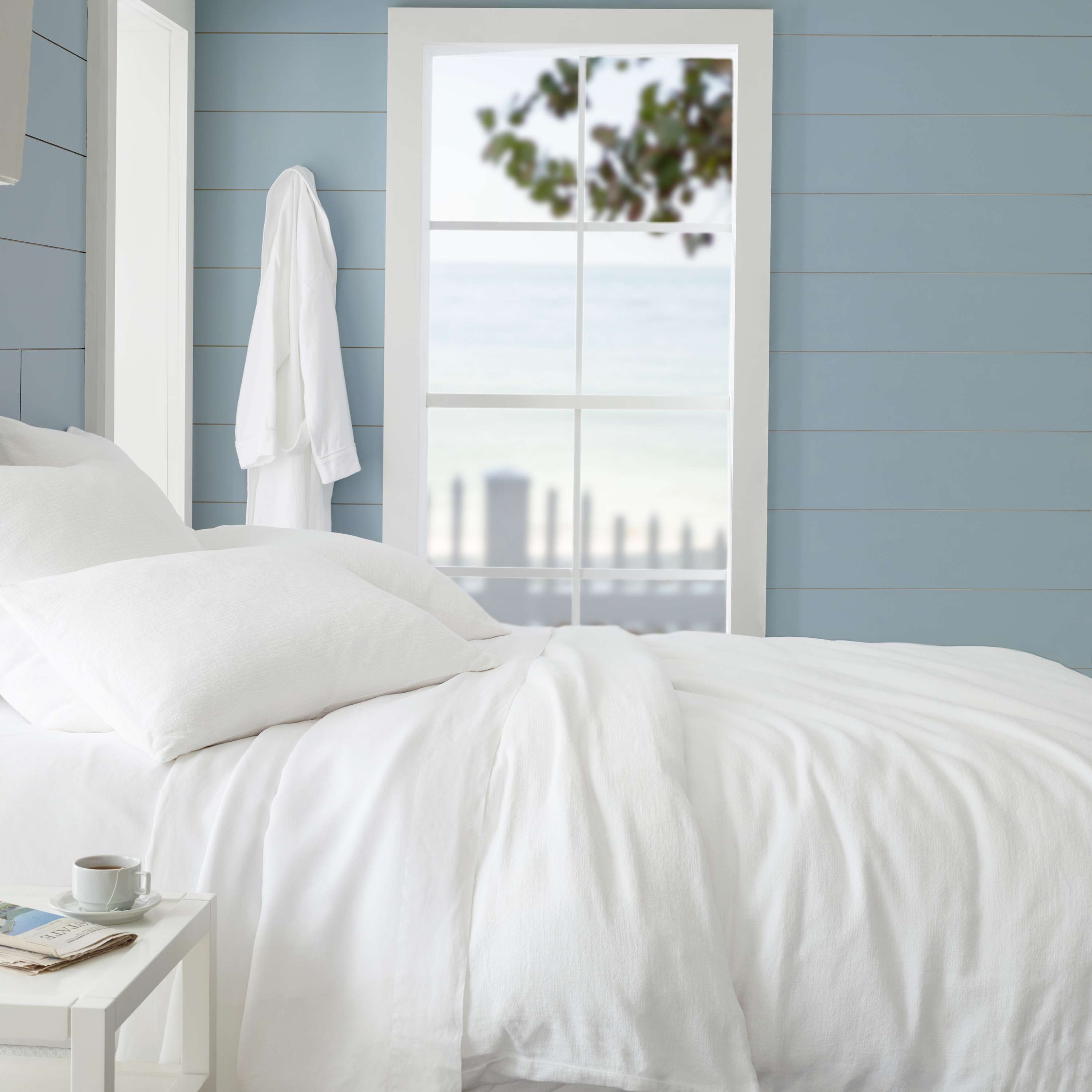 Pine Cone Hill Montauk White Duvet Cover