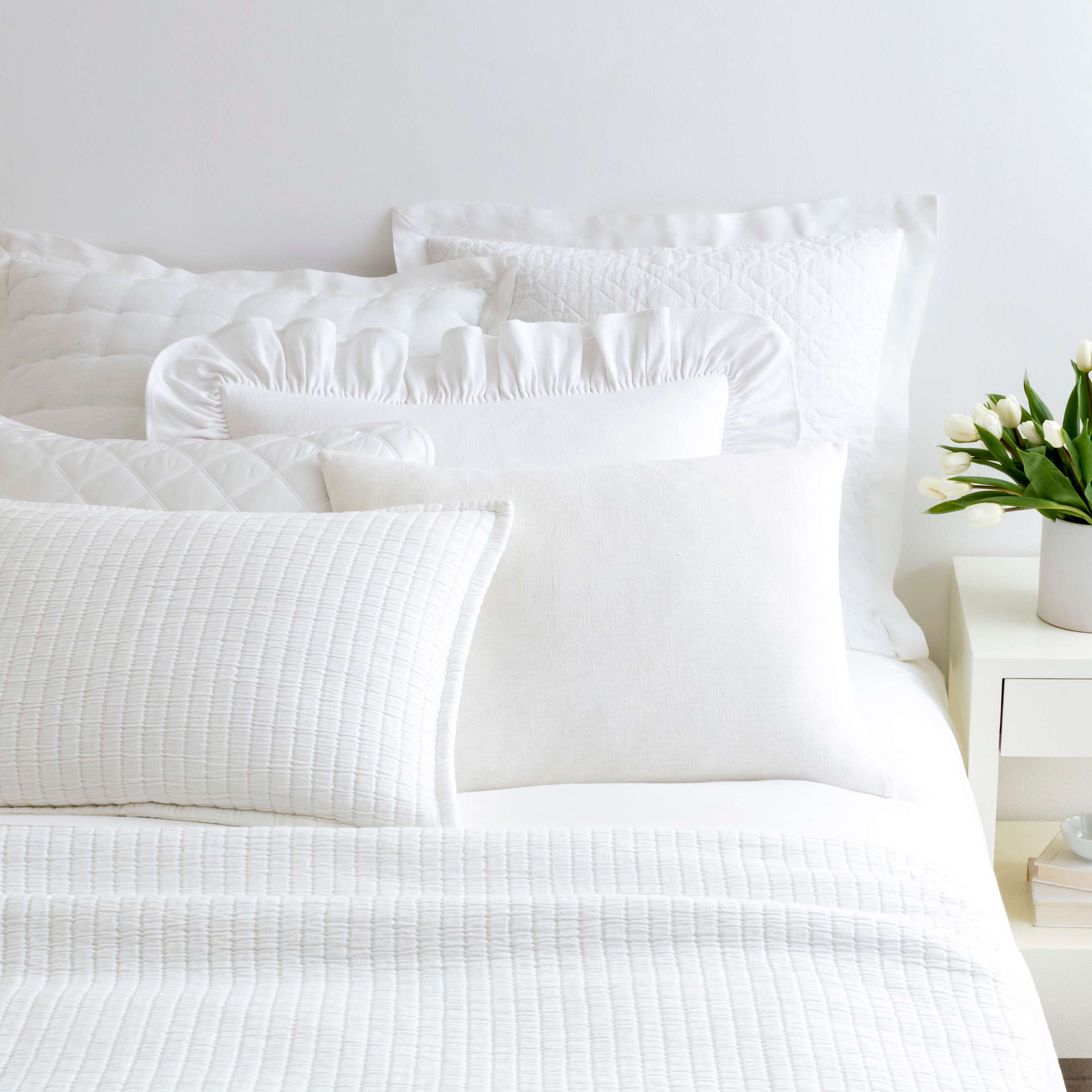 Pine Cone Hill Montauk White Sham