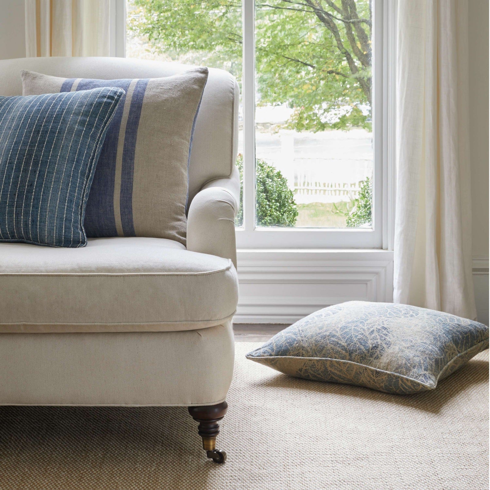 Pine Cone Hill Phoenix Indigo Indoor/Outdoor Pillow