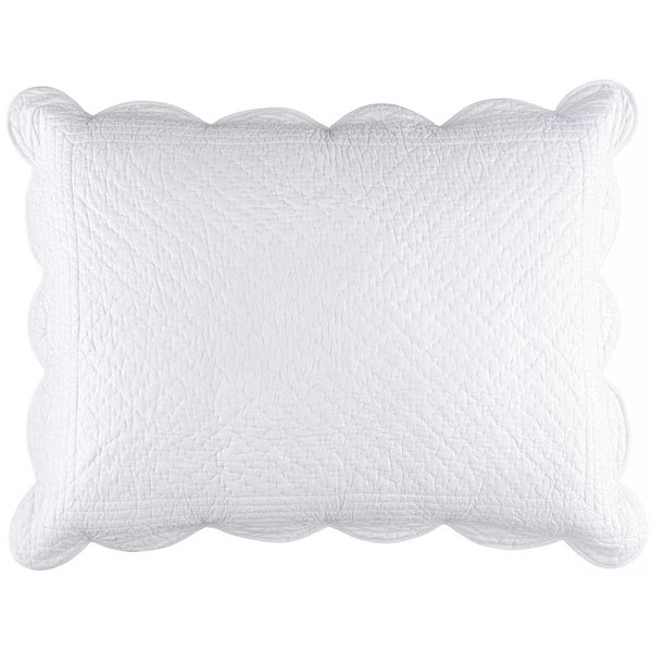 Pine Cone Hill Power Shake Scallop White Sham