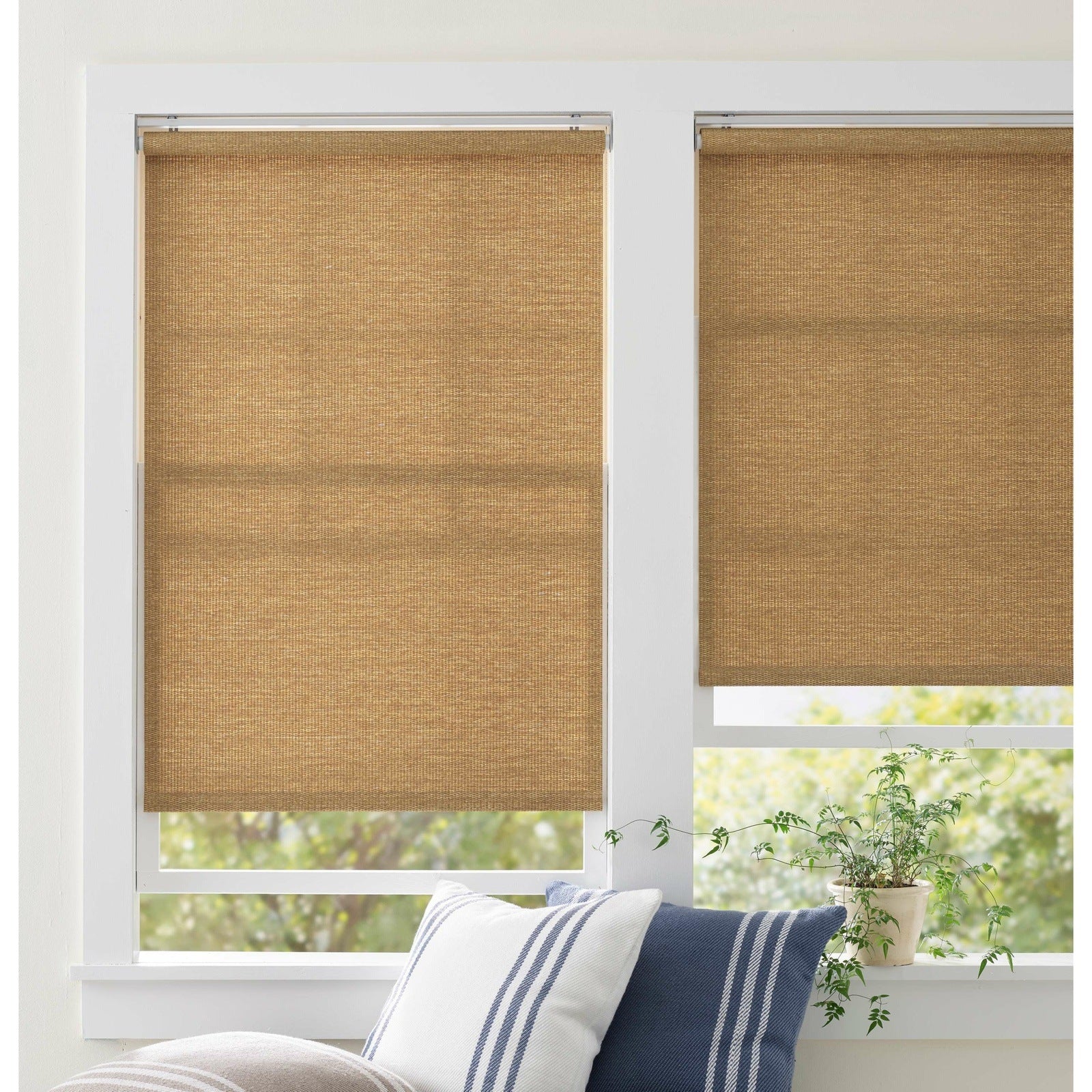 Pine Cone Hill Ridge Cordless Roller Wicker Shade