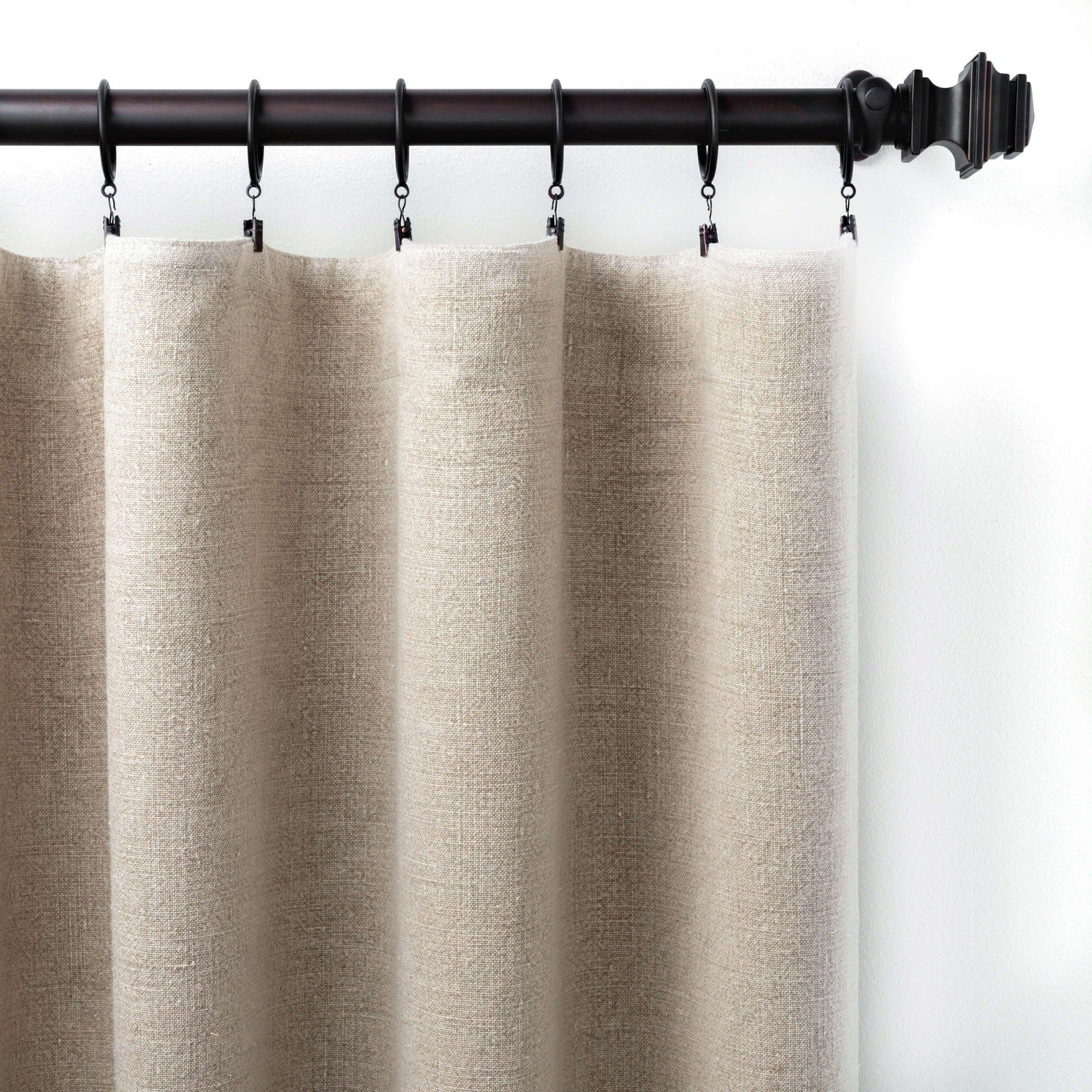 Pine Cone Hill Stone Washed Linen Natural Curtain Panel