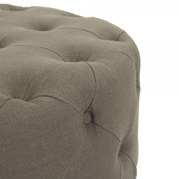 Round Tufted Ottoman