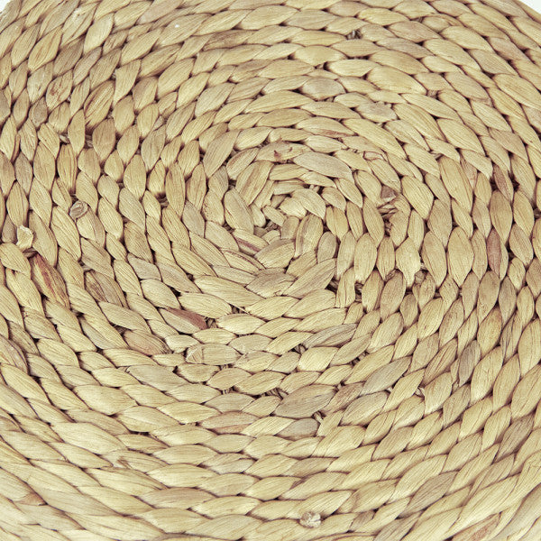 Round Woven Ottoman