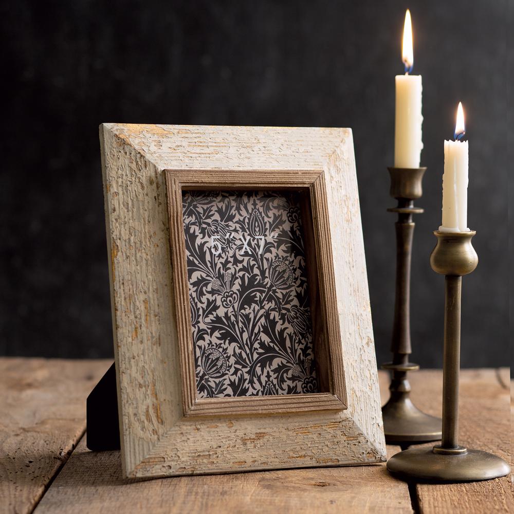 Rustic White Picture Frame