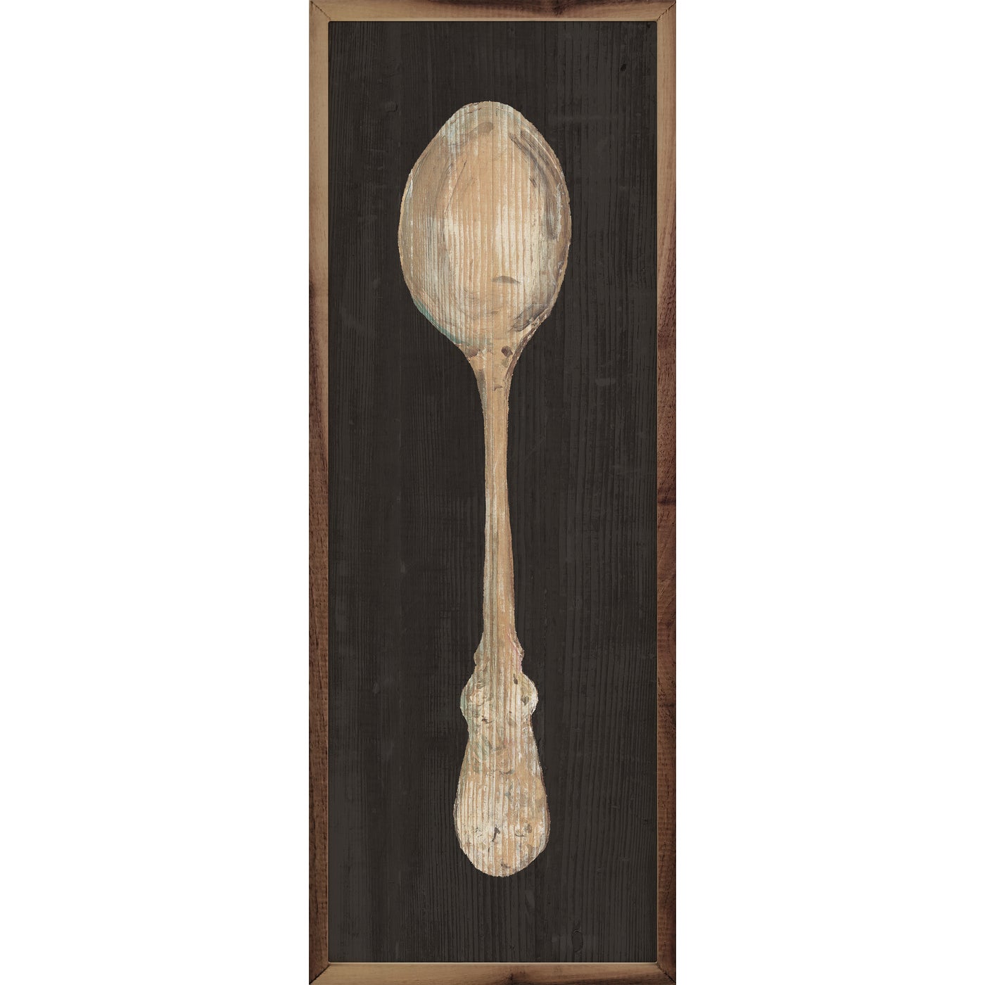 Setting The Table Spoon Wood Framed Print