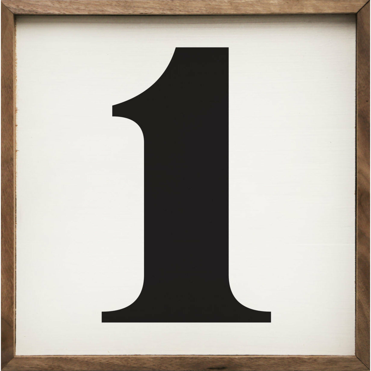 Simply One Wood Framed Print