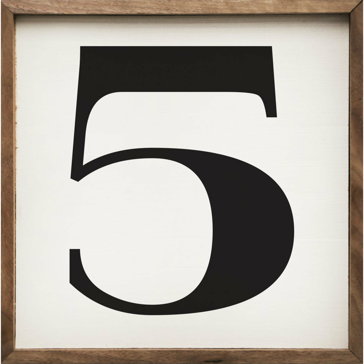 Simply One Wood Framed Print