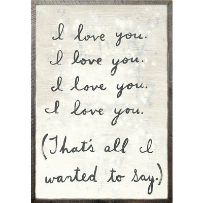 Sugarboo Designs All I Wanted To Say Art Print