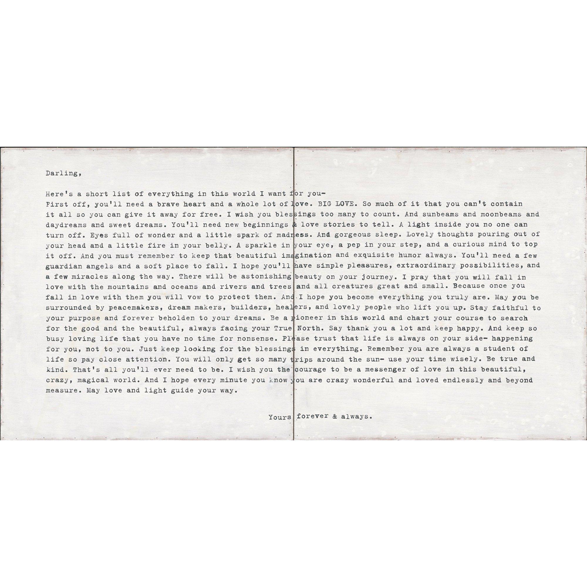 Sugarboo Designs Camp Letter Art Print