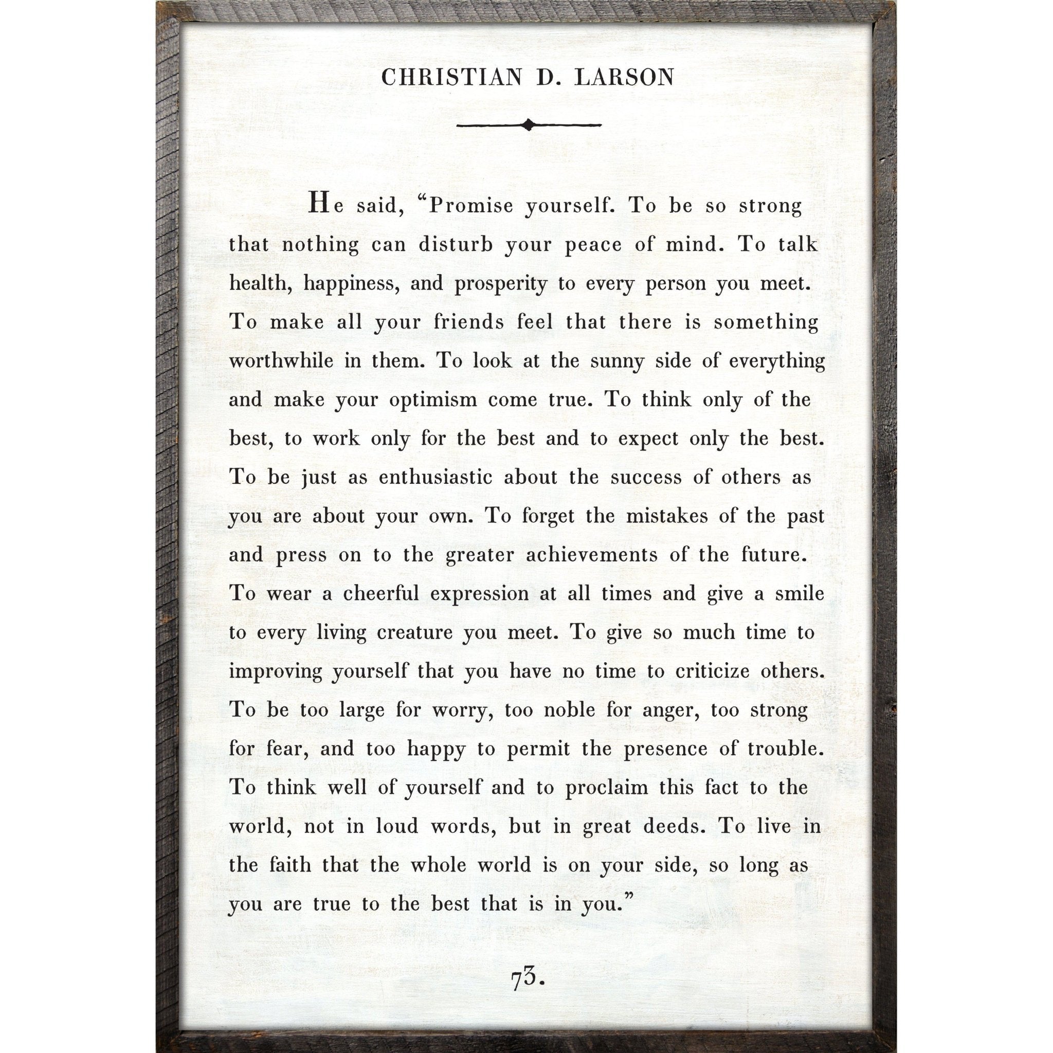 Sugarboo Designs Christian D. Larson Art Print