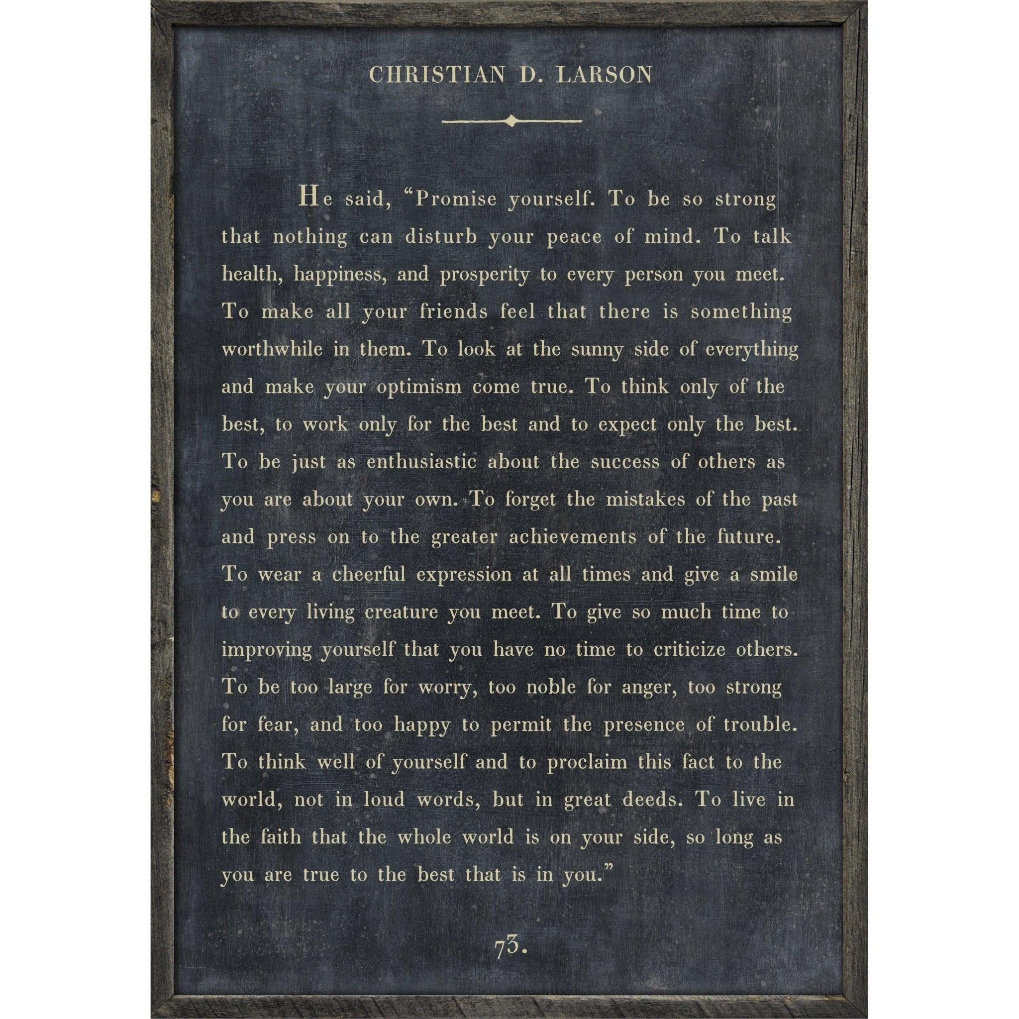 Sugarboo Designs Christian D. Larson Art Print