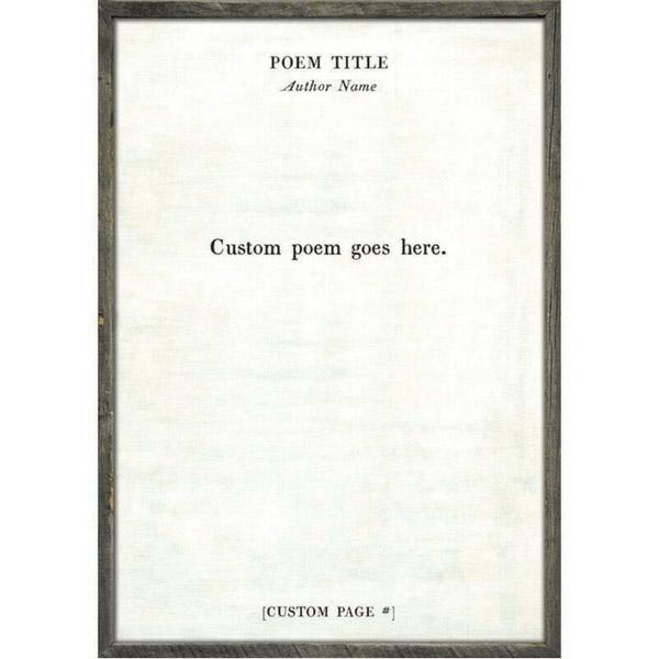 Sugarboo Designs Custom Poetry Quote Art Print