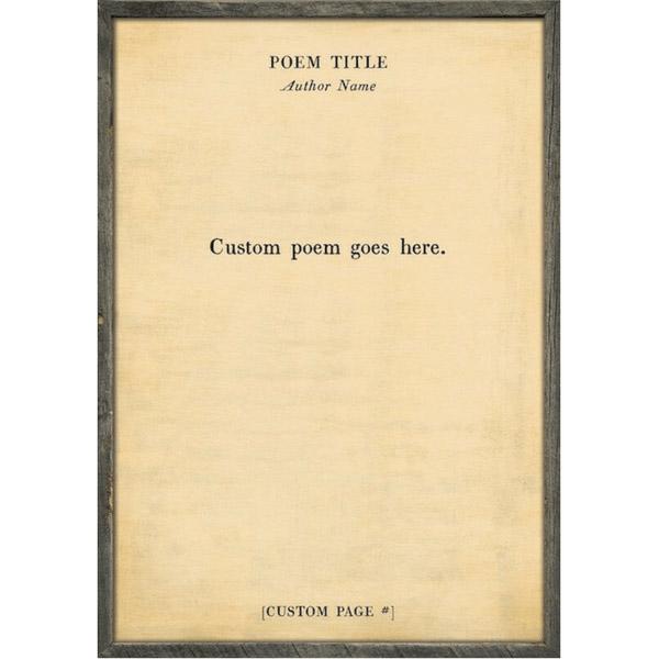 Sugarboo Designs Custom Poetry Quote Art Print