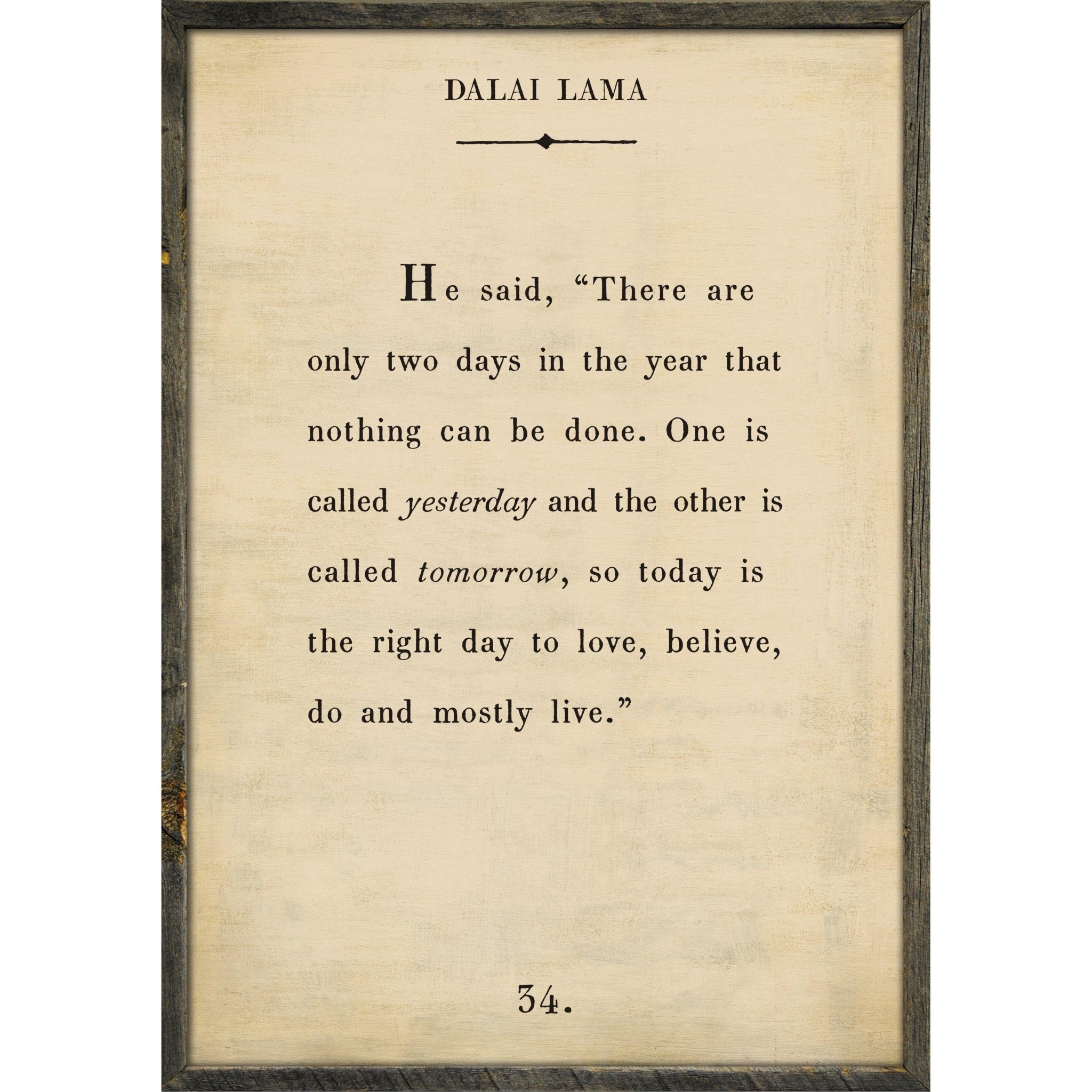 Sugarboo Designs Dalai Lama Art Print