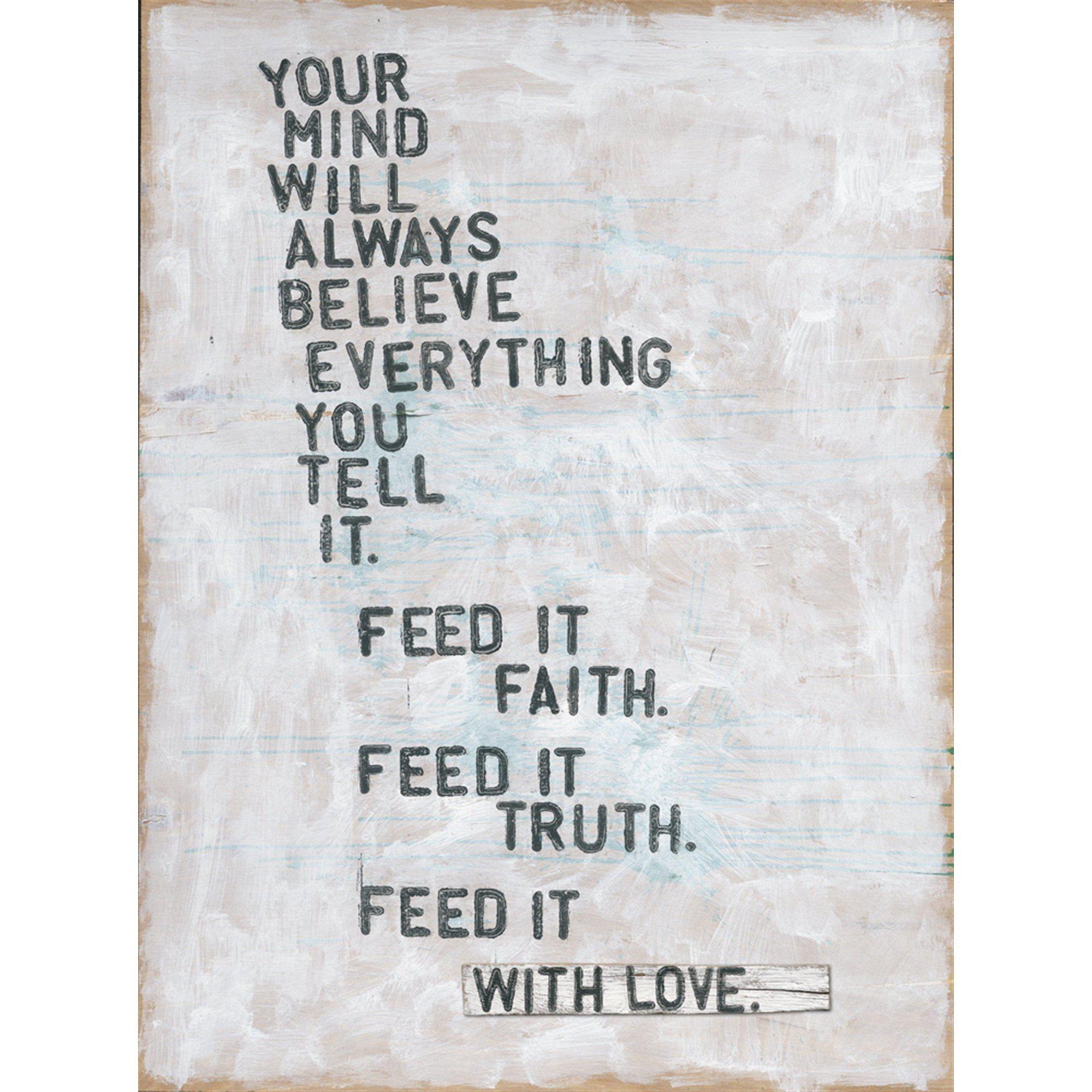 Sugarboo Designs Faith, Truth & Love Art Print