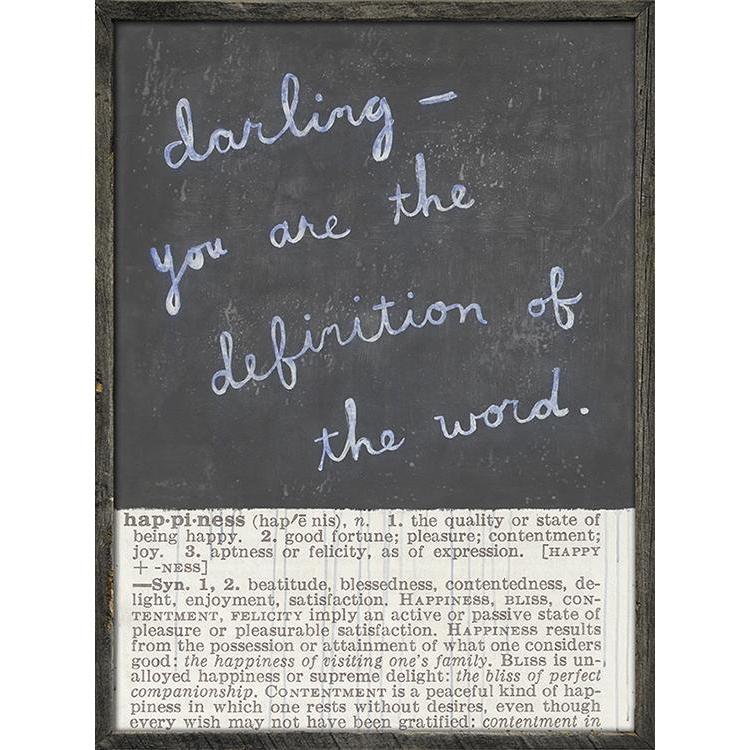 Sugarboo Designs Happiness Definition Art Print