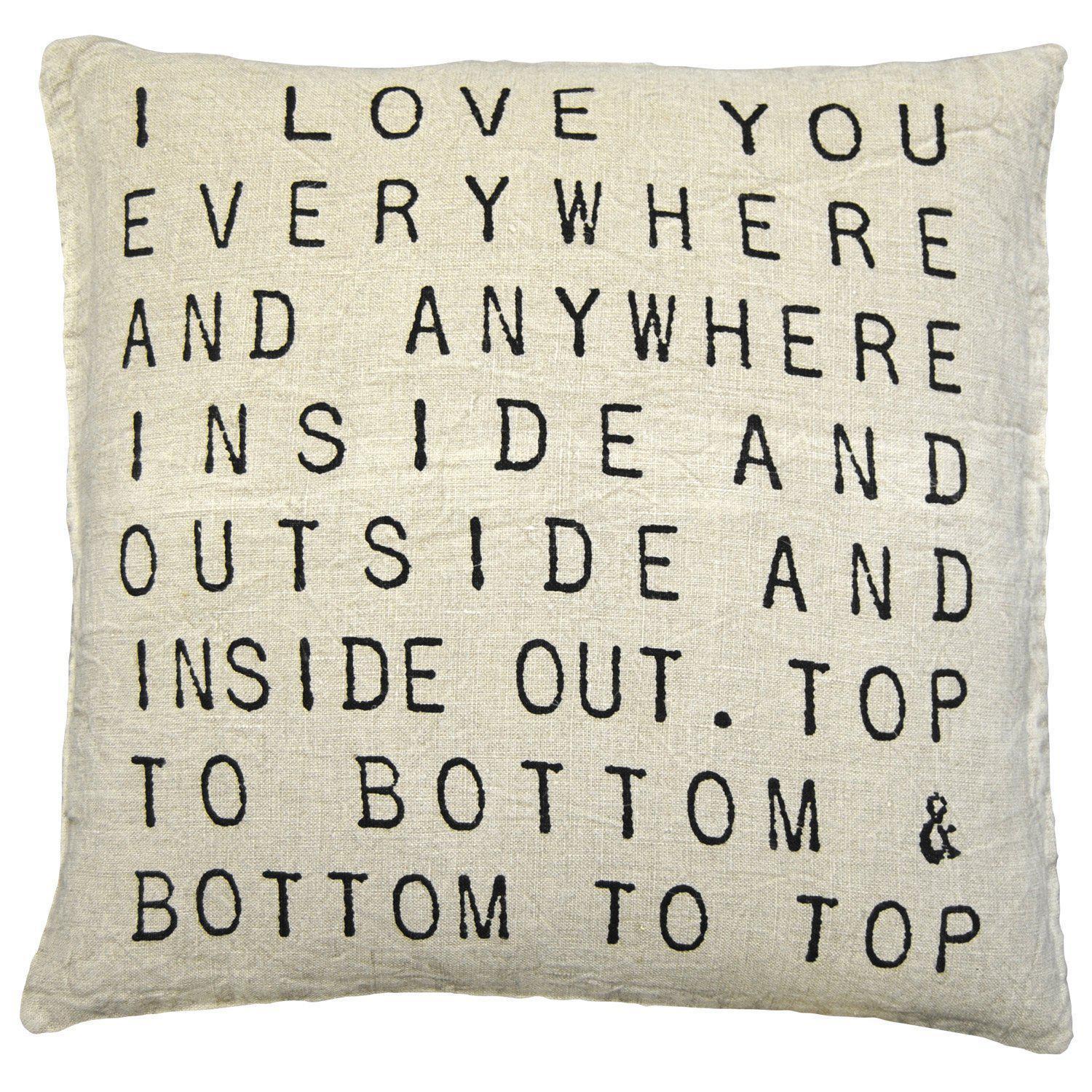 Sugarboo Designs I Love You Everywhere Pillow