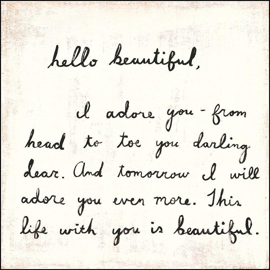 Sugarboo Designs Letter #3 Life With You Art Print