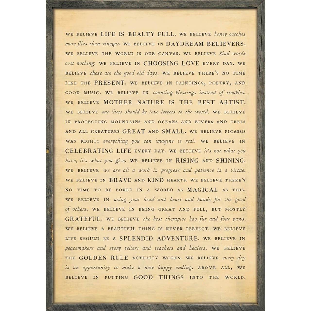 Sugarboo Designs Manifesto Art Print