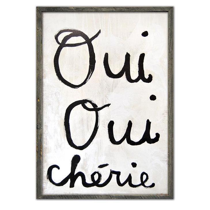 Sugarboo Designs Oui Cherie Art Print