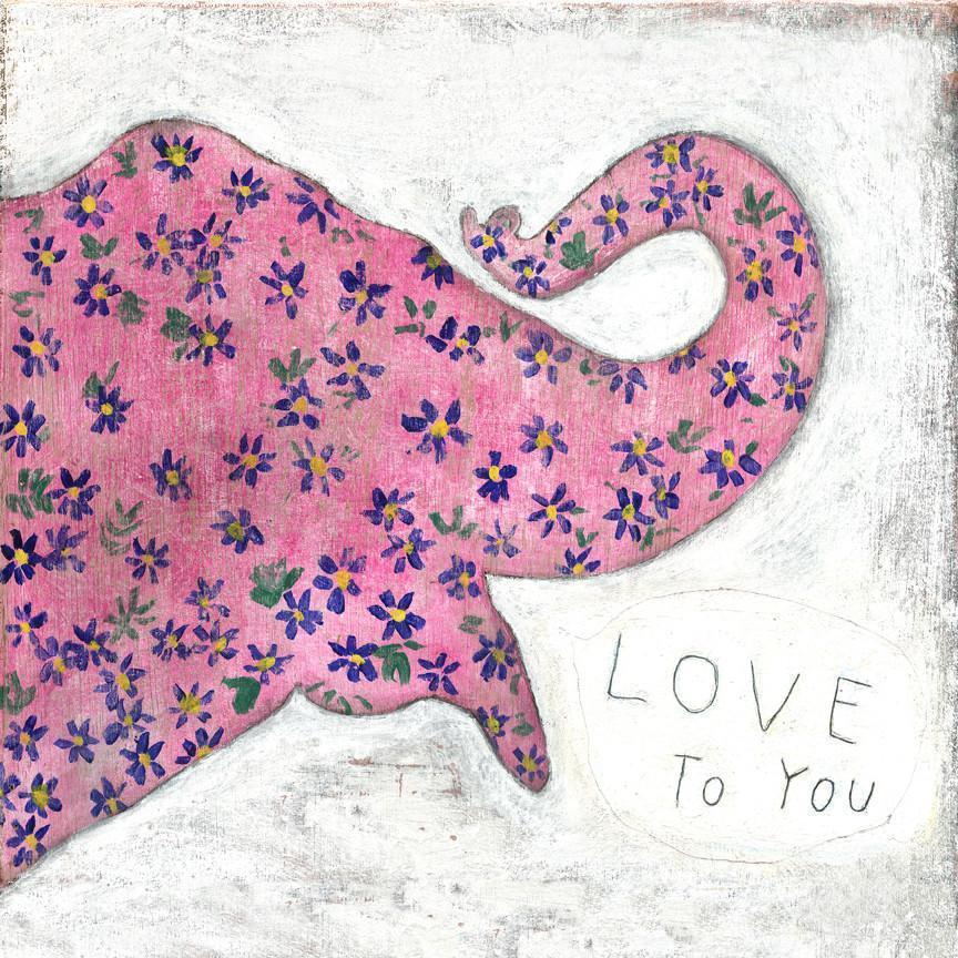 Sugarboo Designs Pink Elephant Small Print