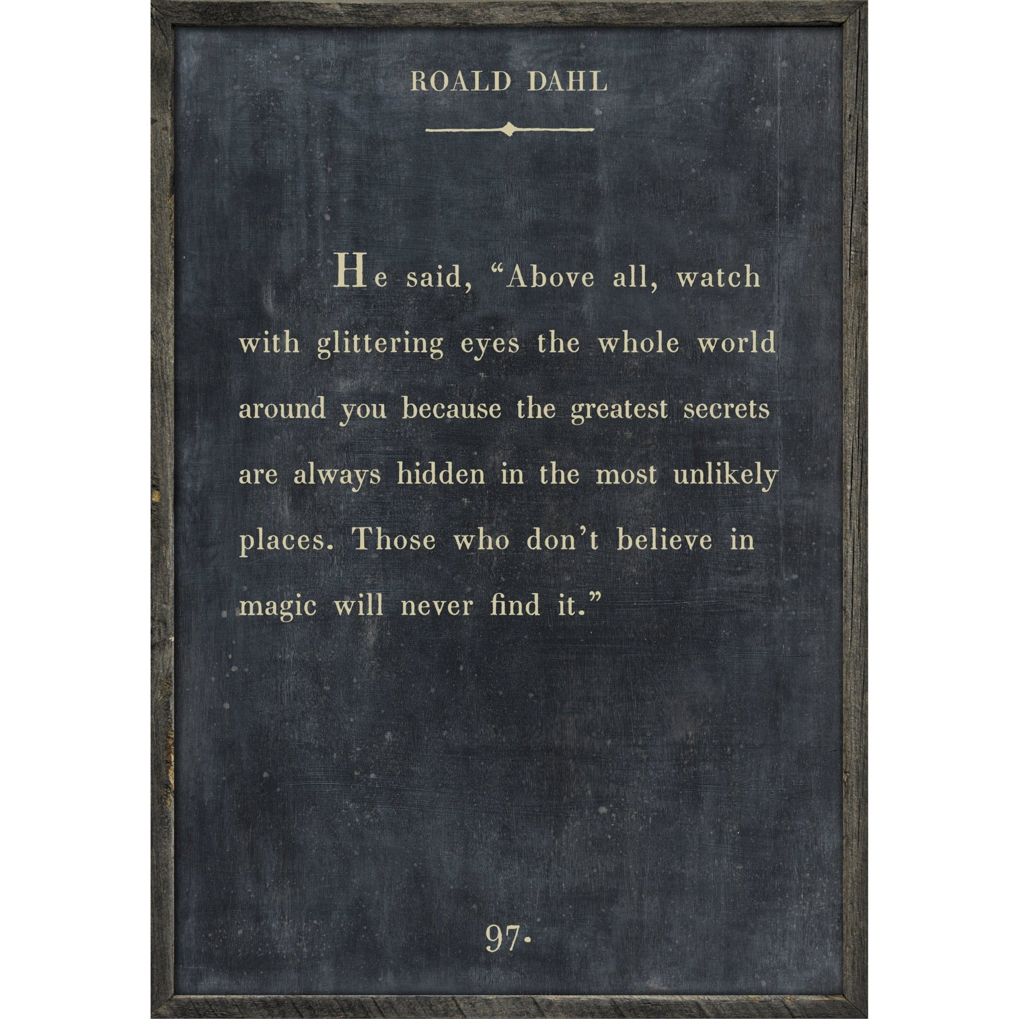 Sugarboo Designs Roald Dahl Art Print