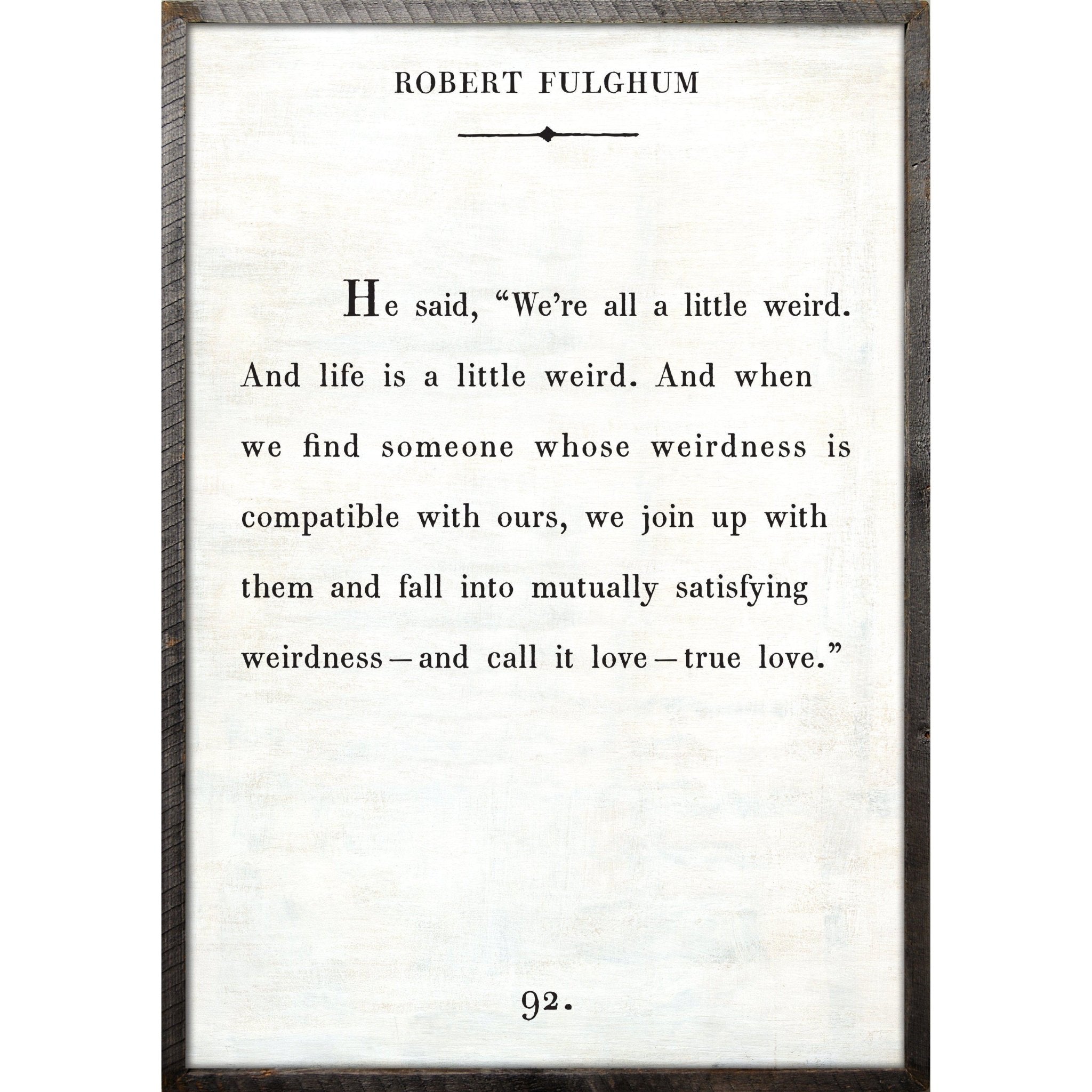 Sugarboo Designs Robert Fulghum Art Print