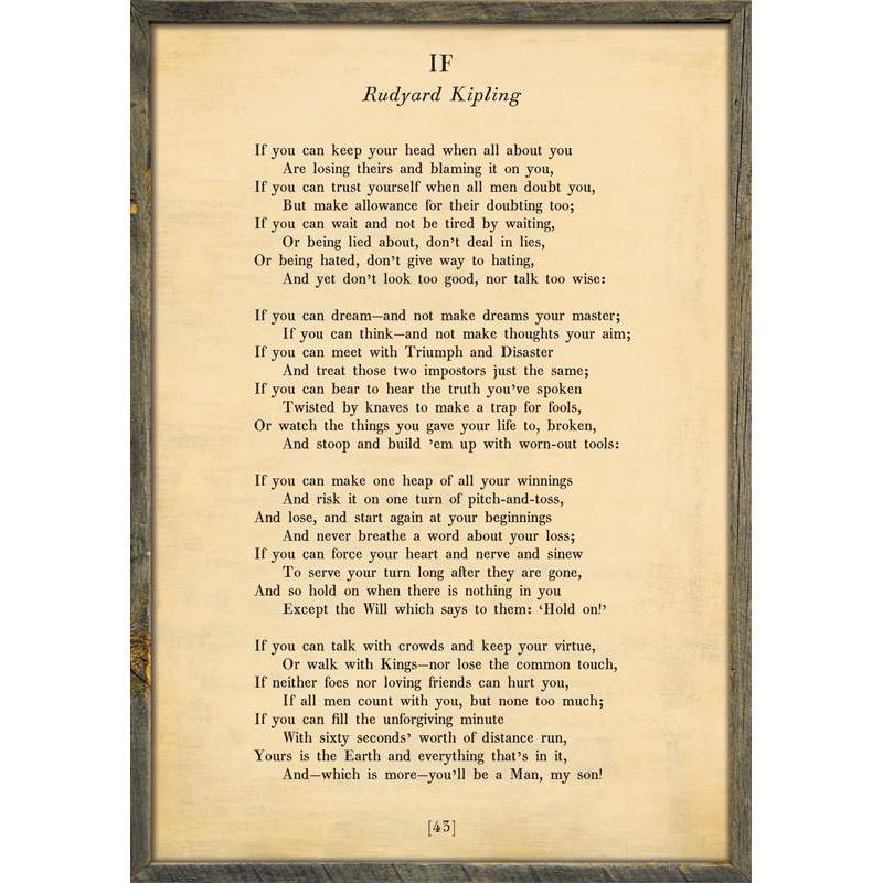 Sugarboo Designs Rudyard Kiplang It Art Print