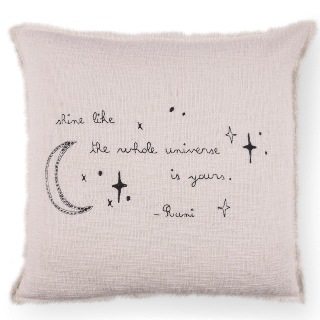 Sugarboo Designs Shine (Rumi) Embroidered Pillow A Cottage in