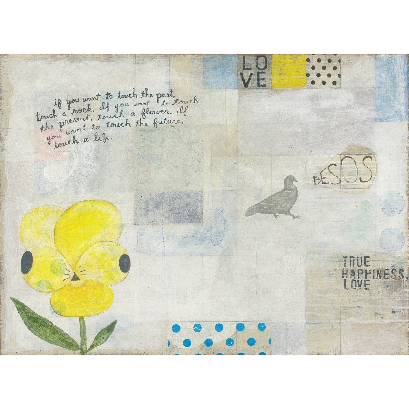 Sugarboo Designs Yellow Pansy Art Print