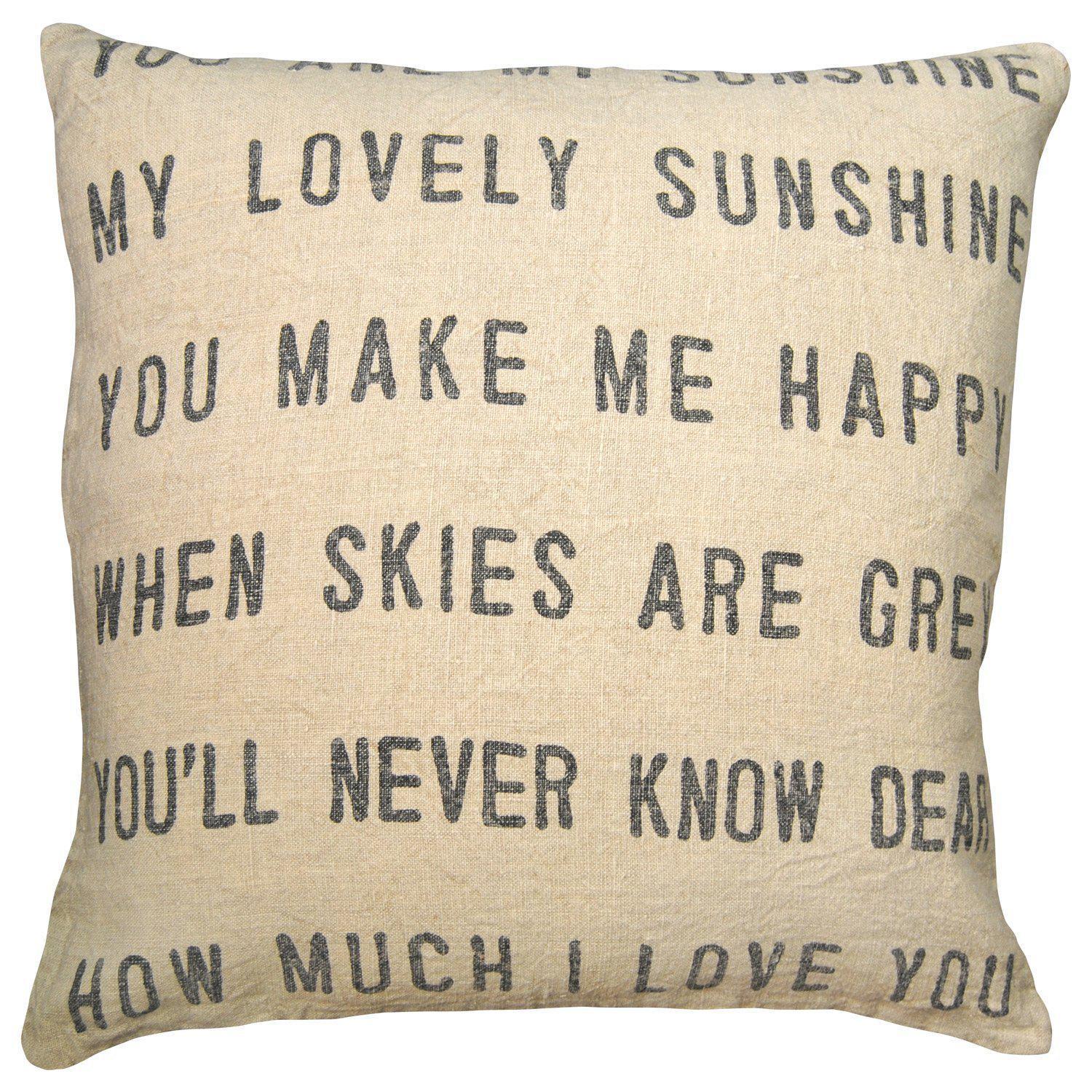 Sugarboo Designs You Are My Sunshine Pillow