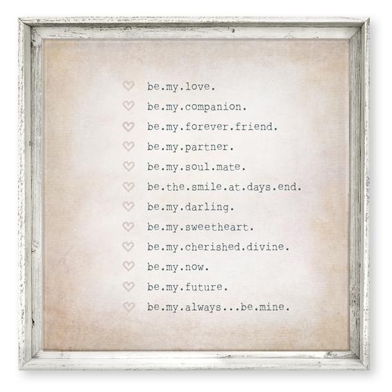 Sweet Gumball Be My Always Framed Art