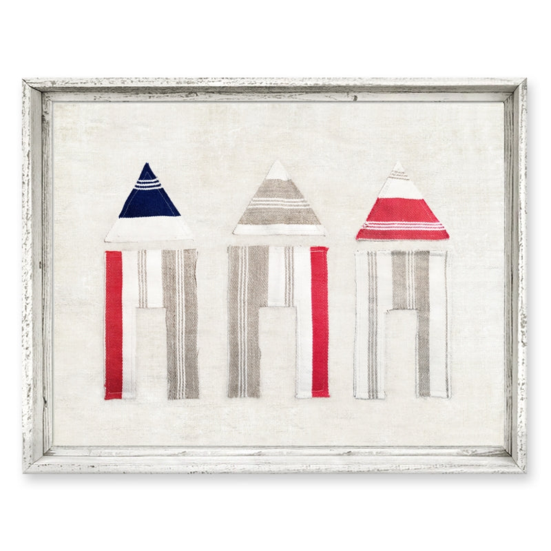 Sweet Gumball Cabanas Framed Art