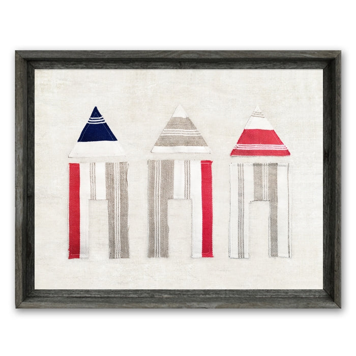 Sweet Gumball Cabanas Framed Art