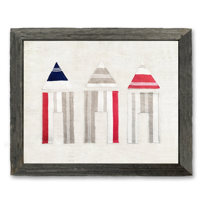 Sweet Gumball Cabanas Framed Art