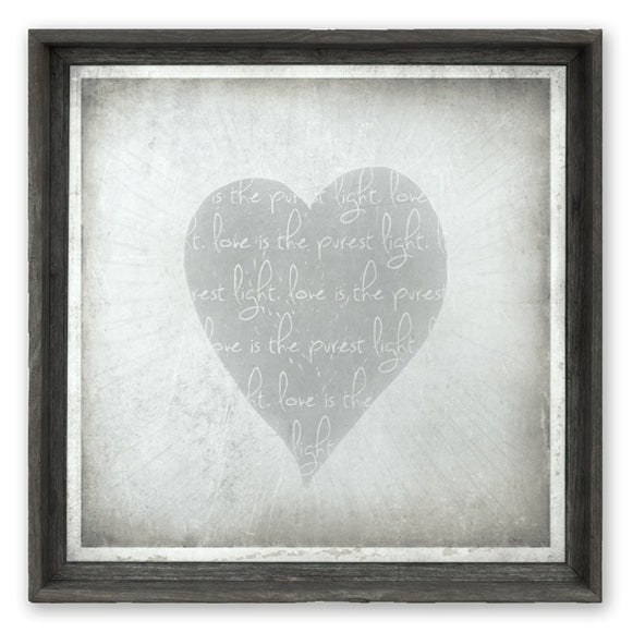 Sweet Gumball Love Is The Purest Light Framed Art