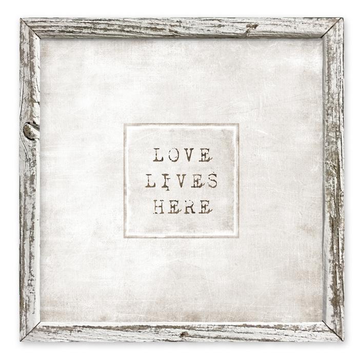 Sweet Gumball Love Lives Here Shelf Art