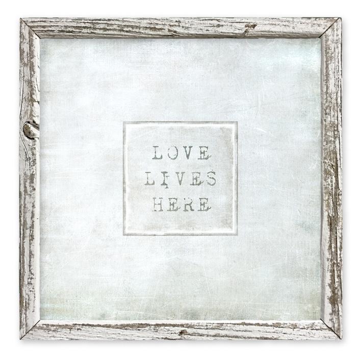 Sweet Gumball Love Lives Here Shelf Art