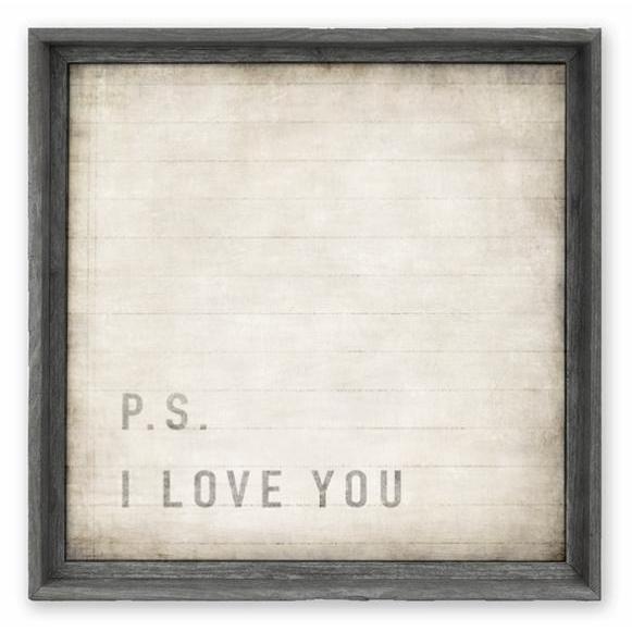 Sweet Gumball P.S. I Love You Art Print
