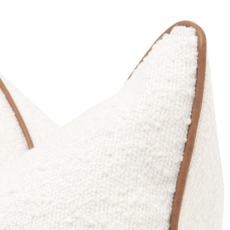 The Not So Basic 22" Boucle Snow Essential Pillow