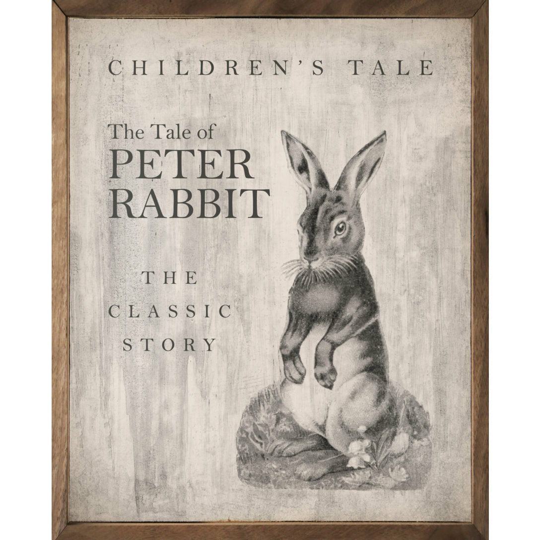 The Tale Of Peter Rabbit Wood Framed Print