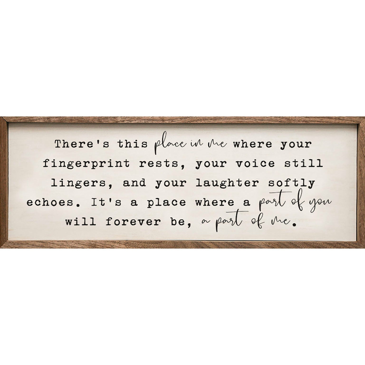 There’s This Place Wood Framed Print