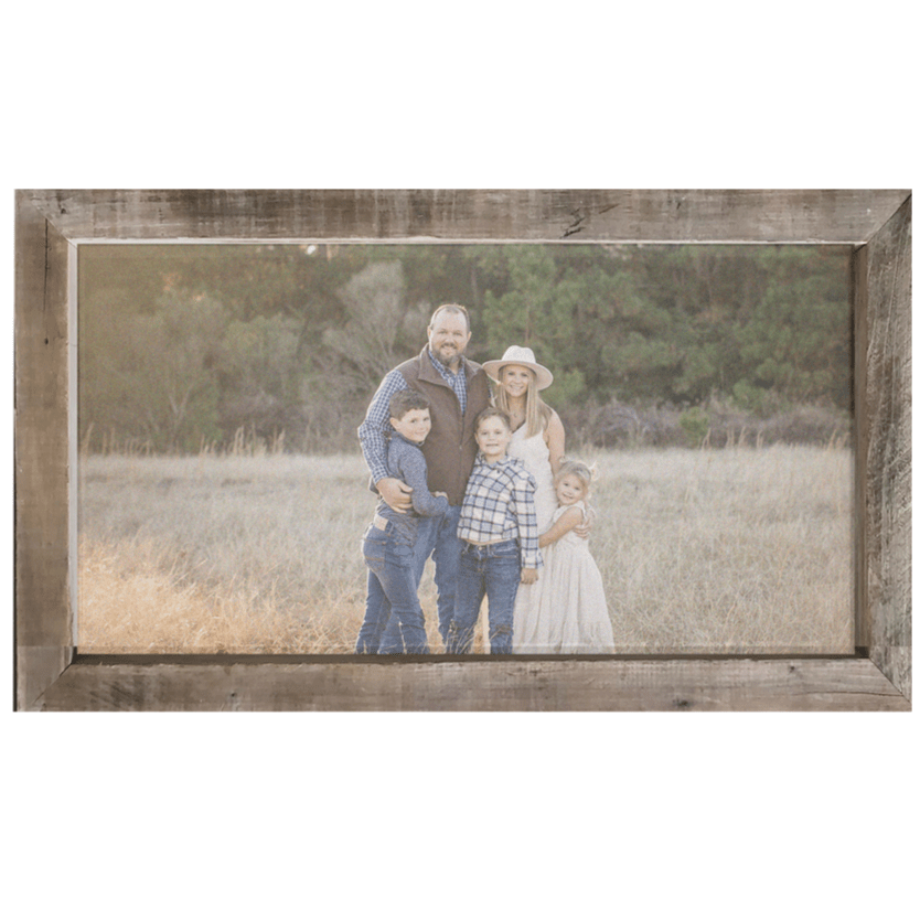 Timberwood Canvas Photo Frame